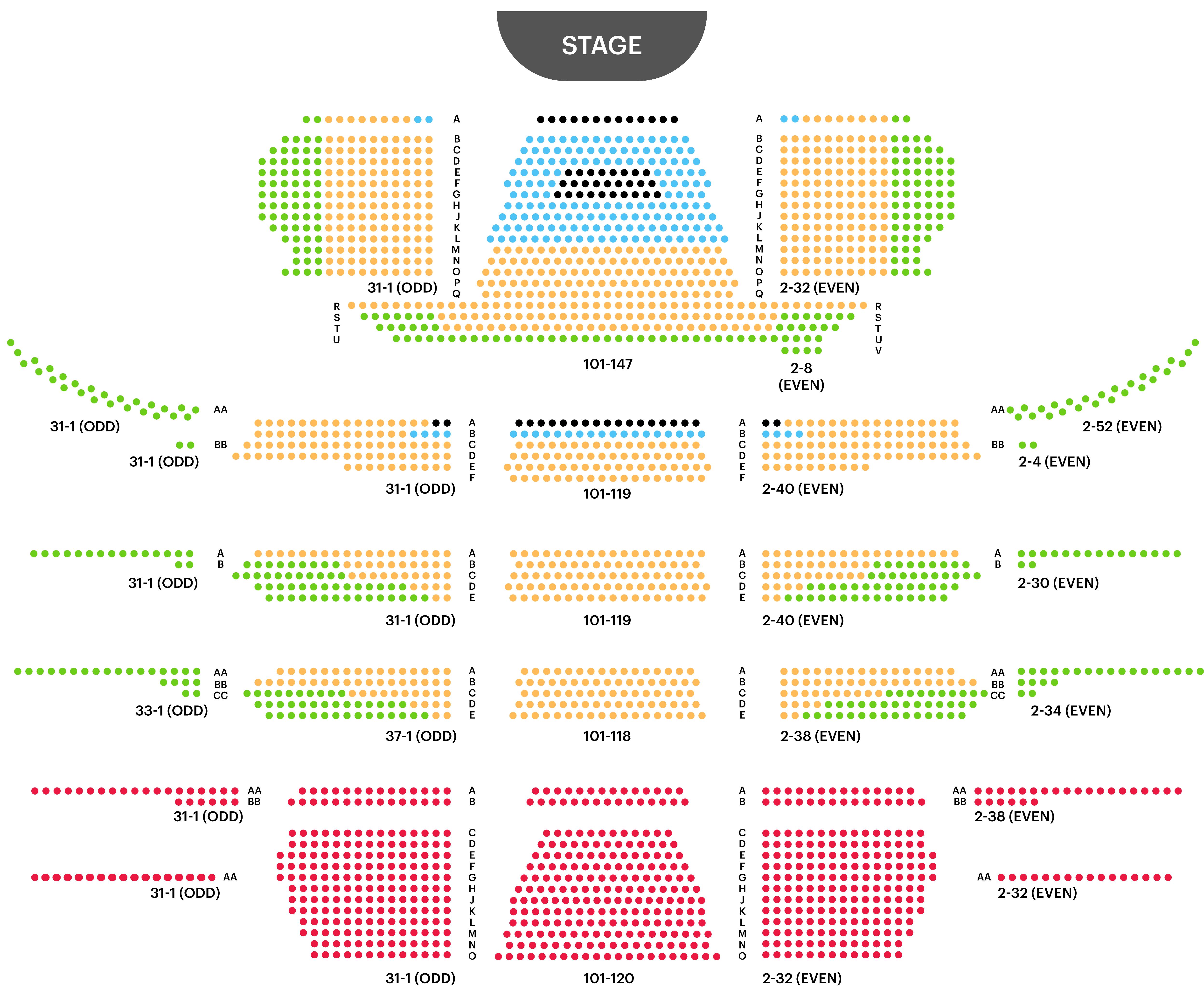 David H Koch Seating Chart Best Seats Real Time Pricing Tips